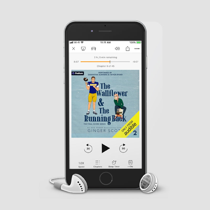 The Wallflower and The Running Back - Audiobook